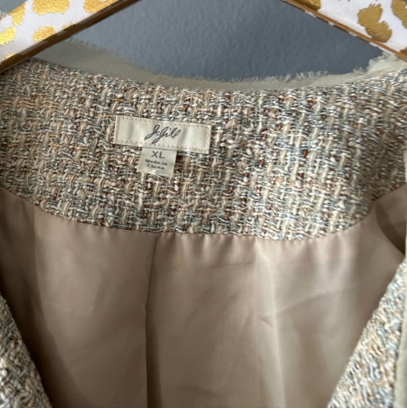 J. Jill Lagenlook Tweed Jacket | Size XL - Picture 2 of 4